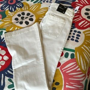 Gap Flare white jeans